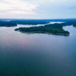 Aerial view of Lake Ouachita