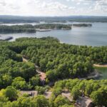 Aerial view of Lake Ouachita
